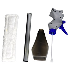 3-in-1 spray cleaner brush for glass, easy plastic design